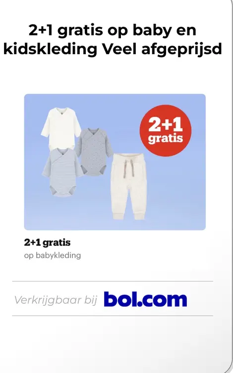 Aanbieding: baby en kidskleding