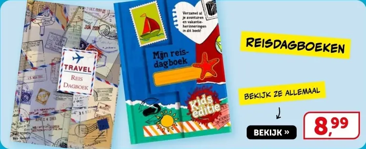 Aanbieding: Reisdagboeken