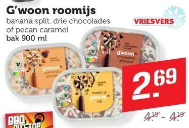 Aanbieding: roomijs