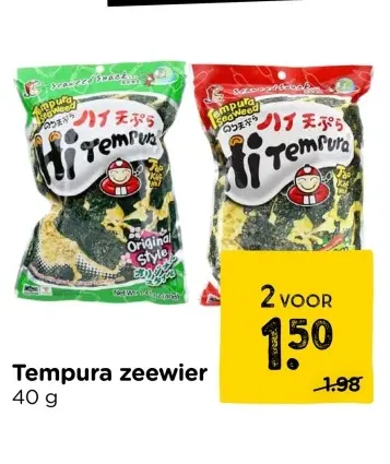 Aanbieding: Tempura zeewier