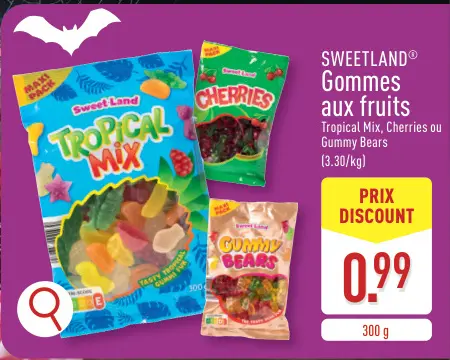 Offre: Gommes aux fruits