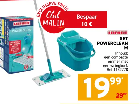 Promotie: Set powerclean m