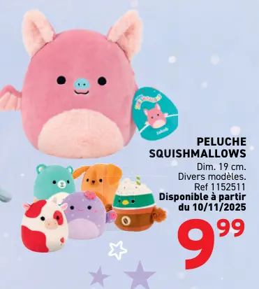 Offre: Peluche Squishmallows