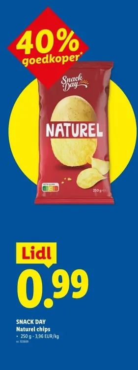 Promotie: Naturel chips