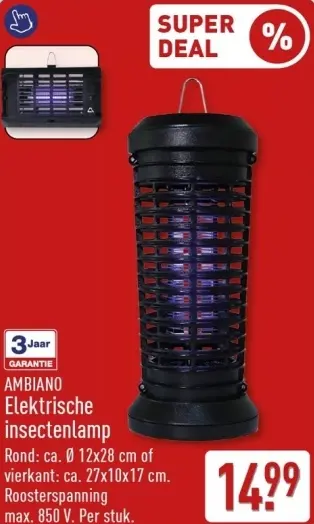 Aanbieding: Elektrische insectenlamp