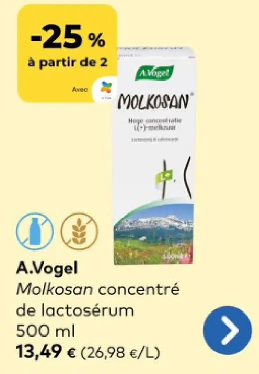 Offre: Molkosan concentré de lactosérum