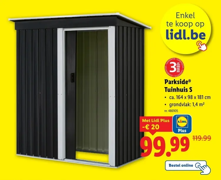 Aanbieding: Tuinhuis S