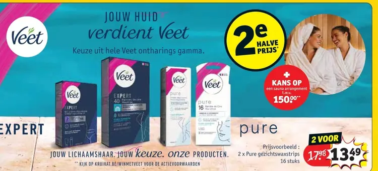 Promotie: Pure gezichtswaxstrips