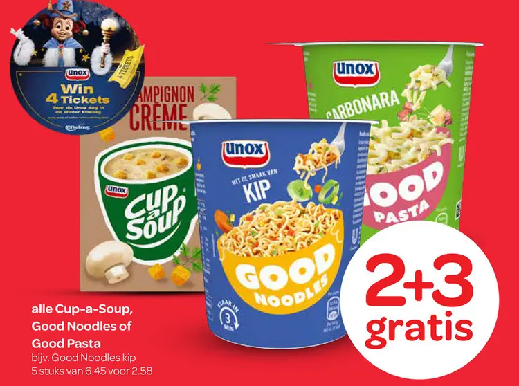 Aanbieding: Cup-a-Soup, Good Noodles of Good Pasta
