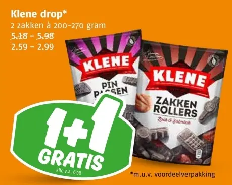 Aanbieding: Klene drop