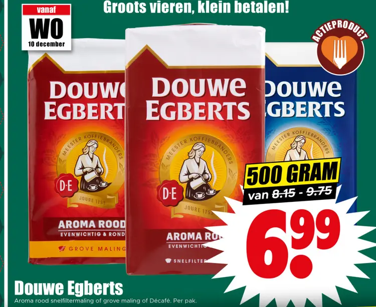 Aanbieding: Douwe Egberts Aroma Rood