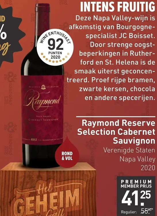 Aanbieding: Raymond Reserve Selection Cabernet Sauvignon