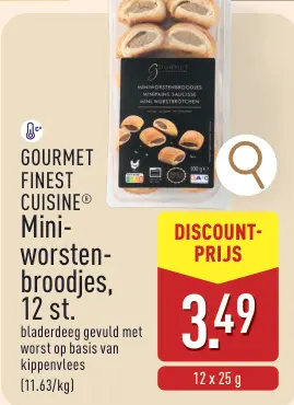Aanbieding: Mini-worstenbroodjes