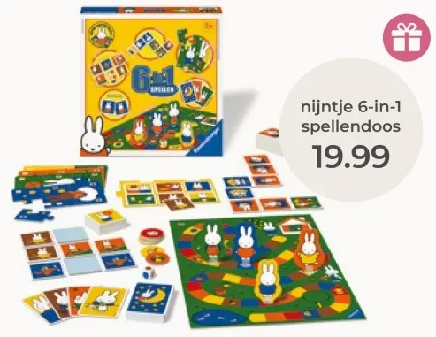 Aanbieding: Nijntje 6-in-1 spellendoos