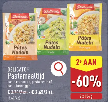Promotie: Pastamaaltijd