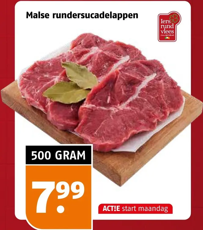 Aanbieding: Malse rundersucadelappen