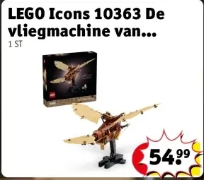 Aanbieding: LEGO Icons 10363 De vliegmachine van...