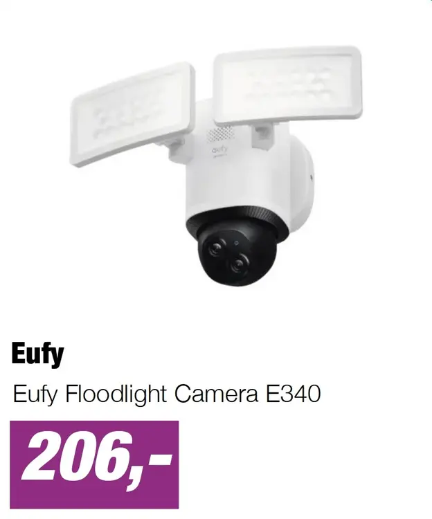 Aanbieding: Eufy Floodlight Camera E340