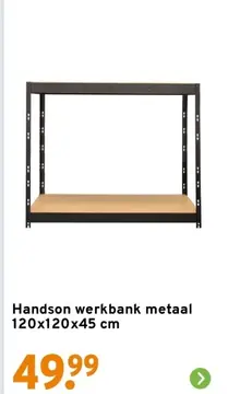 Aanbieding: Handson werkbank metaal