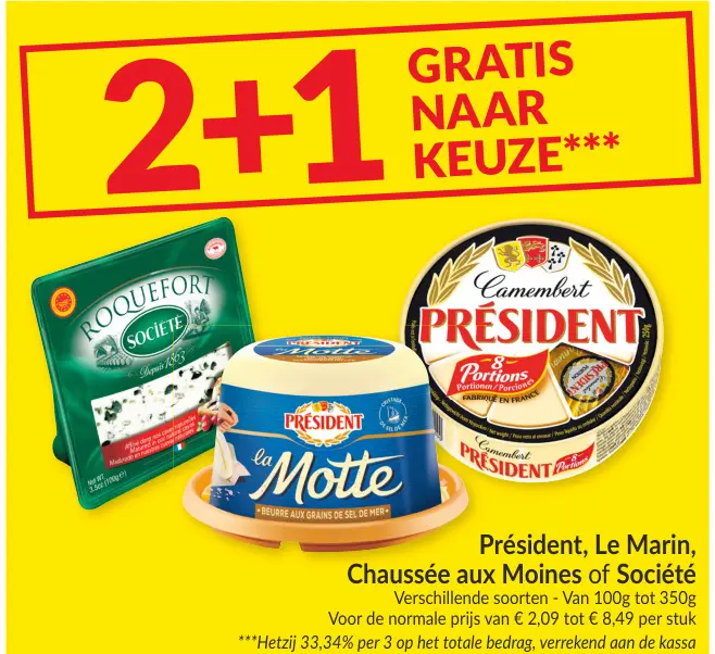 Promotie: Président, Le Marin, Chaussée aux Moines of Société