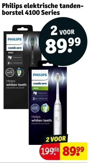 Aanbieding: elektrische tandenborstel 4100 Series