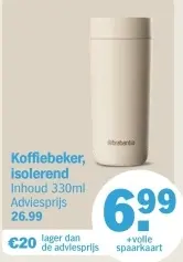 Aanbieding: Koffiebeker, isolerend