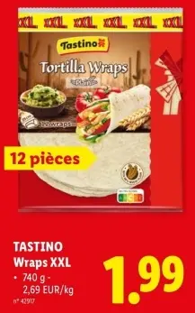 Offre: Wraps XXL