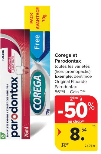 Offre: Dentifrice Original Fluoride