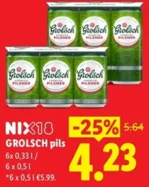 Aanbieding: GROLSCH pils
