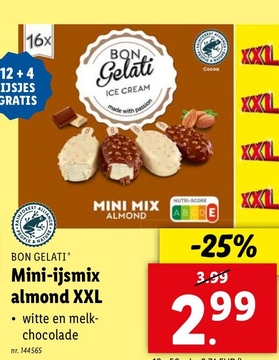 Aanbieding: Mini - ijsmix almond XXL
