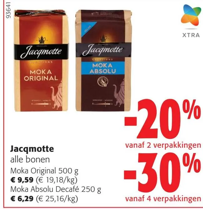 Aanbieding: Jacqmotte alle bonen