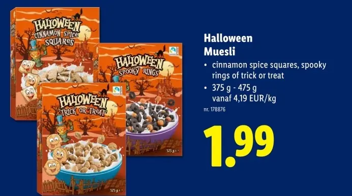 Aanbieding: Halloween Muesli