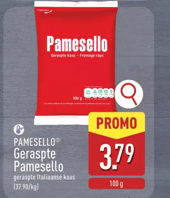 Promotie: PAMESELLO Geraspte Pamesello
