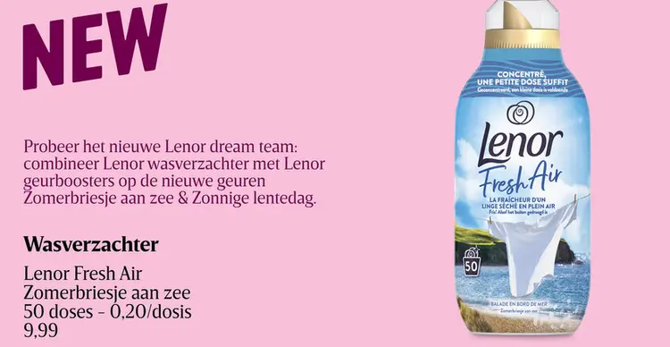 Promotie: Lenor Fresh Air Zomerbriesje aan zee