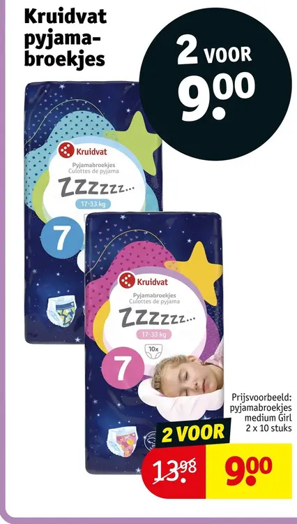 Aanbieding: Kruidvat pyjamabroekjes