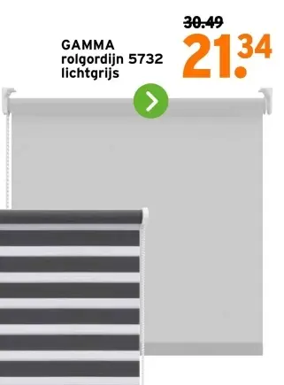 Aanbieding: rolgordijn 5732 lichtgrijs