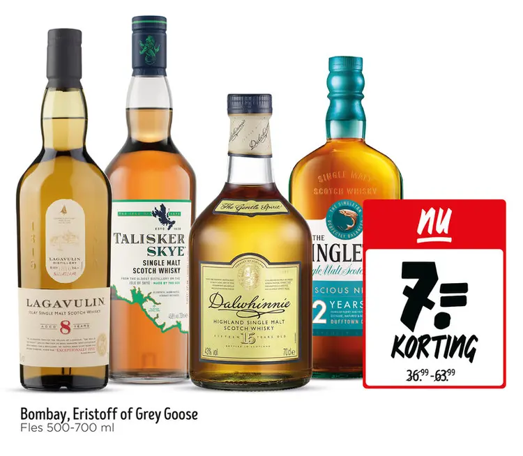 Aanbieding: Bombay, Eristoff of Grey Goose