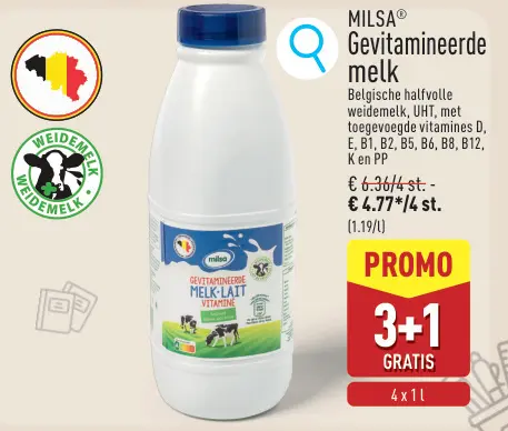 Promotie: Gevitamineerde melk