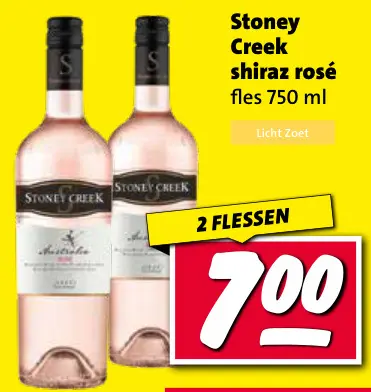 Aanbieding: Stoney Creek shiraz rosé