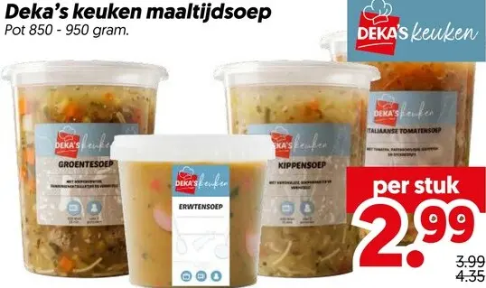 Aanbieding: Deka's keuken Maaltijdsoep