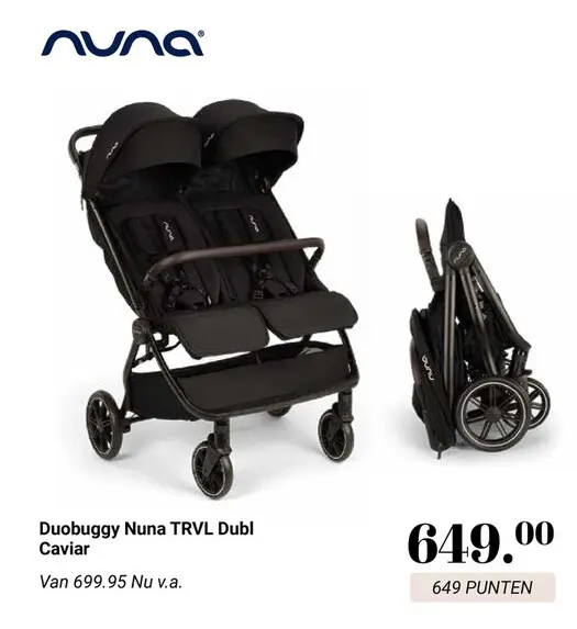 Aanbieding: Duobuggy TRVL Dubl Caviar