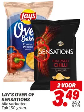 Aanbieding: Lay's oven of sensations