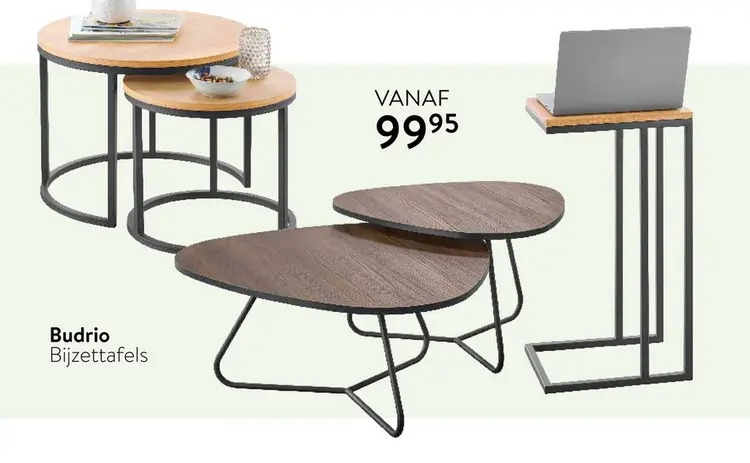 Aanbieding: Budrio Bijzettafels