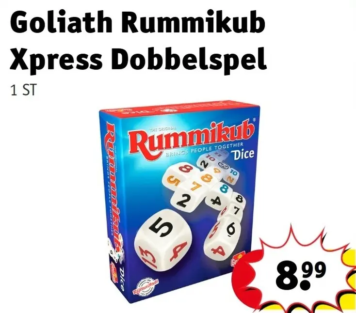 Promotie: Rummikub Xpress Dobbelspel