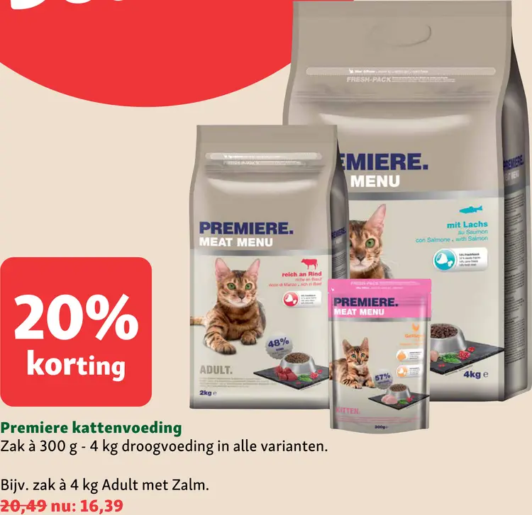Aanbieding: Premiere Kattenvoeding