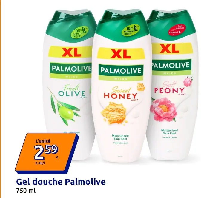 Offre: Gel douche Palmolive