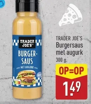 Aanbieding: Burgersaus met augurk