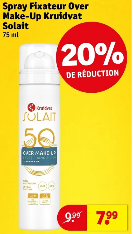 Offre: Spray Fixateur Over Make-Up