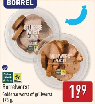Aanbieding: Borrelworst