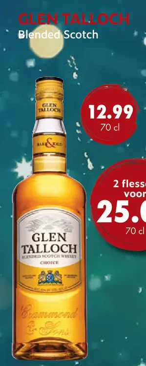 Aanbieding: GLEN TALLOCH Blended Scotch